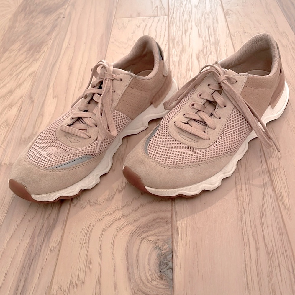 SOREL Kinetic Lite Lace Athletic Suede & Mesh Sneakers Womens Size 12